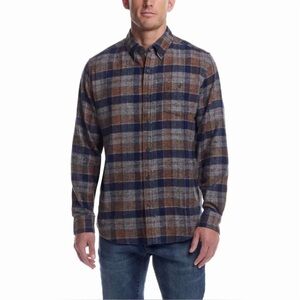 Weatherproof Vintage Men's Flannel Shirt, Multi, Size L, NWT